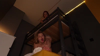 Cover for 'Bunk Bed Voyeur: Sam Garro Fucks Ashby Winter While Nicole Murkovski Watches'